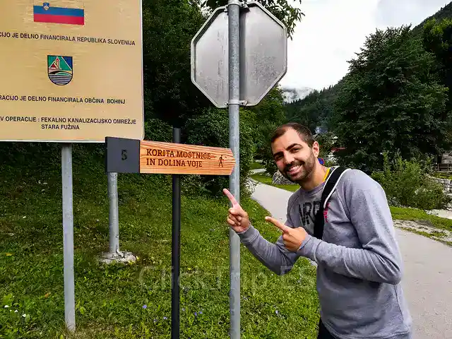 Inicio de la ruta a la garganta Mostnica_Parque Nacional del Triglav_ClickTrip