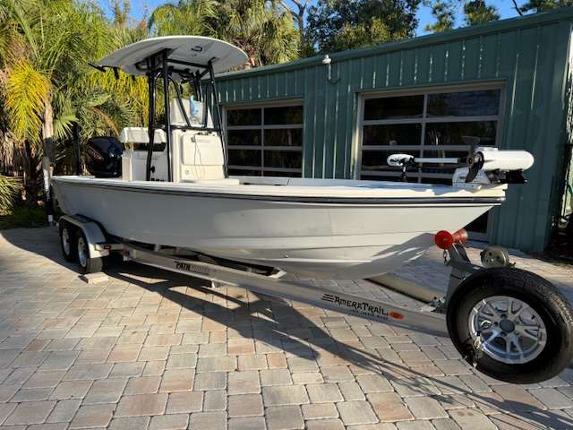 Boat Detailing Englewood FL A boat detailed with ceramic coating