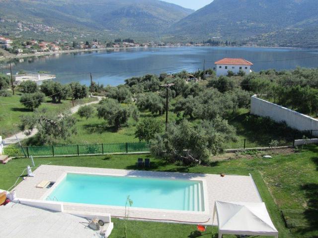 gulf of Corinth a beachfront villa
