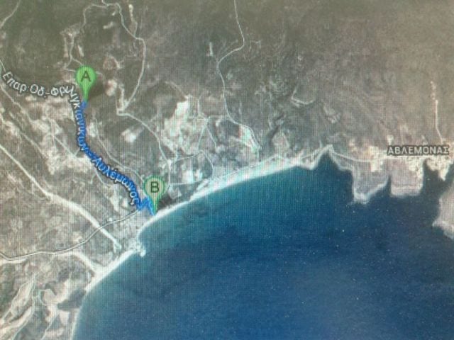 Kythira building plot near sea