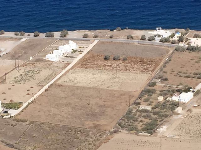 Santorini beachfront building land