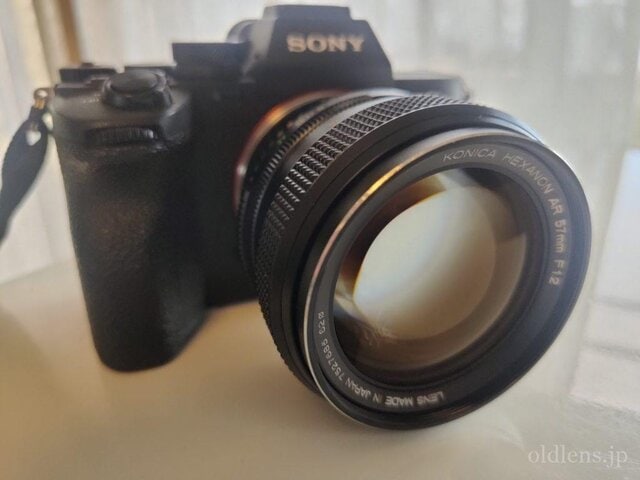20221011 konica hexanon ar 57mm f1.2 を OPPO Find X3 Pro で物撮りブログ用