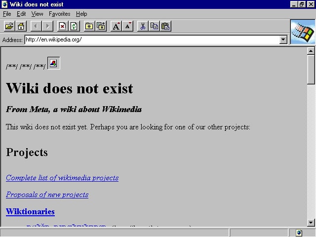 Der gute alte Internet-Explorer