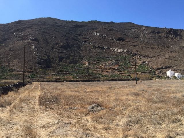 Santorini beachfront building land