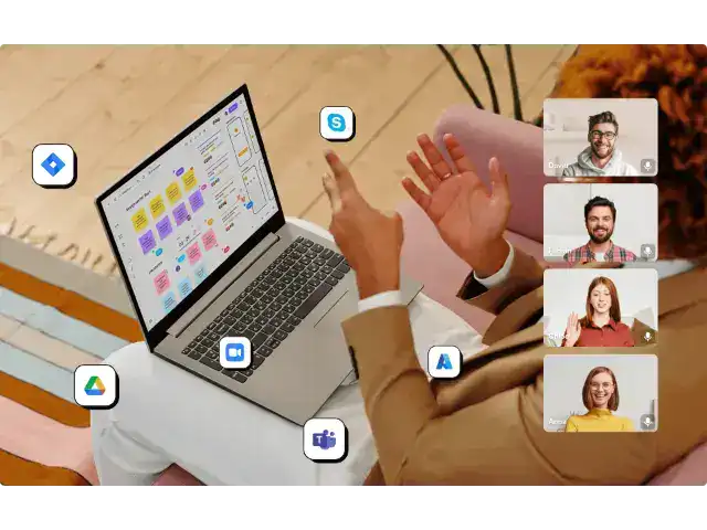 Boardmix AI platformă whiteboard online pentru colaborare vizuală în echipă și planificare strategică