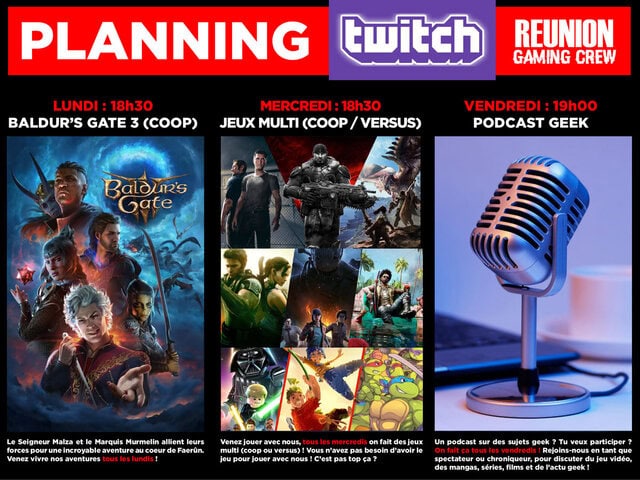 Planning-Twitch Reunion Gaming Crew
