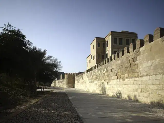 Walkway beside the medieval Ayyubid wall