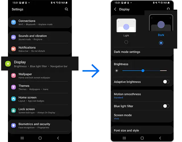 dark mode enable 2