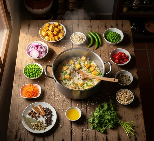 How to Make Paneer Pulao