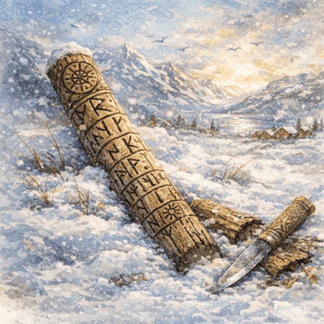 viking-runic-calendar-stick-nordic-timekeeping-watercolor