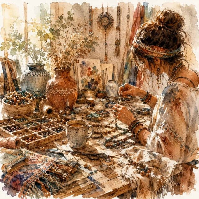 artisan-boho-stul-vyroba-koralky
