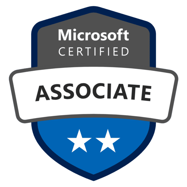 Microsoft Certified Associate rozeti