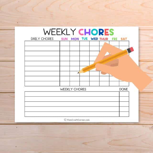 Daily and Weekly Chore Chart - Image 3