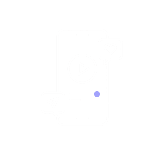 Icon für Social Media Content bei MotionByIben