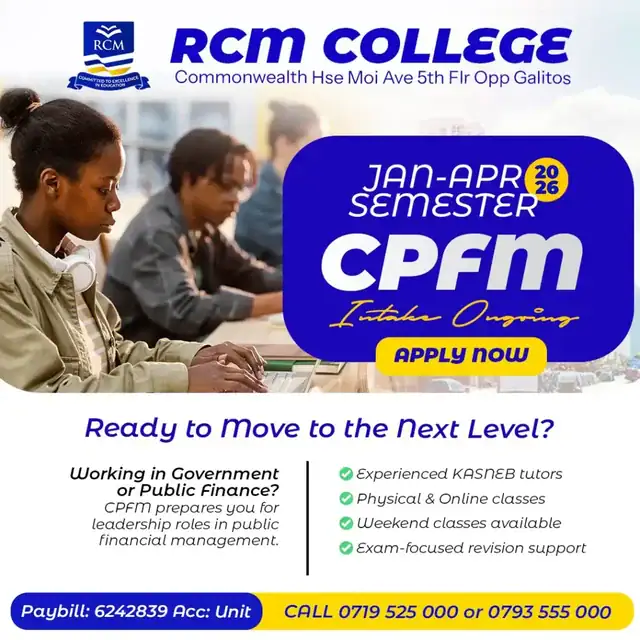 KASNEB accredited colleges in Kenya, KASNEB approved institutions, CPA accredited college, Online KASNEB college, RCM Online College