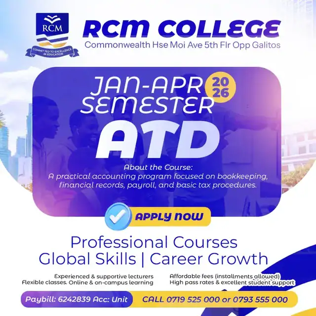 KASNEB accredited colleges in Kenya, KASNEB approved institutions, CPA accredited college, Online KASNEB college, RCM Online College
