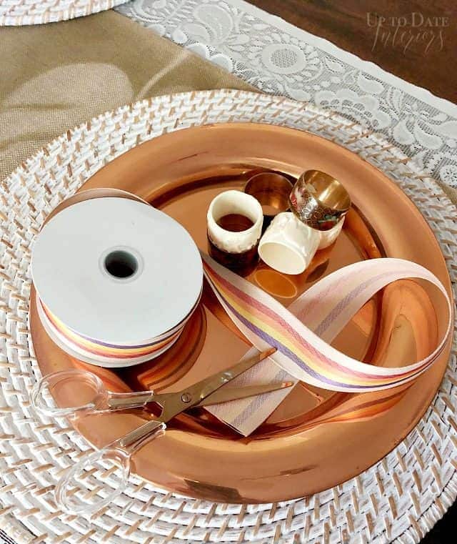 Ribbon Napkin Rings Supplies