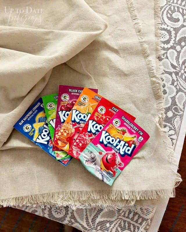 Diy Dyed Cloth Napkins With Kool Aid