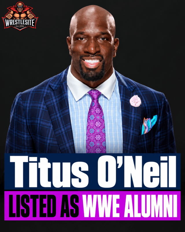 Titus O’Neil Moved to WWE Alumni Section
