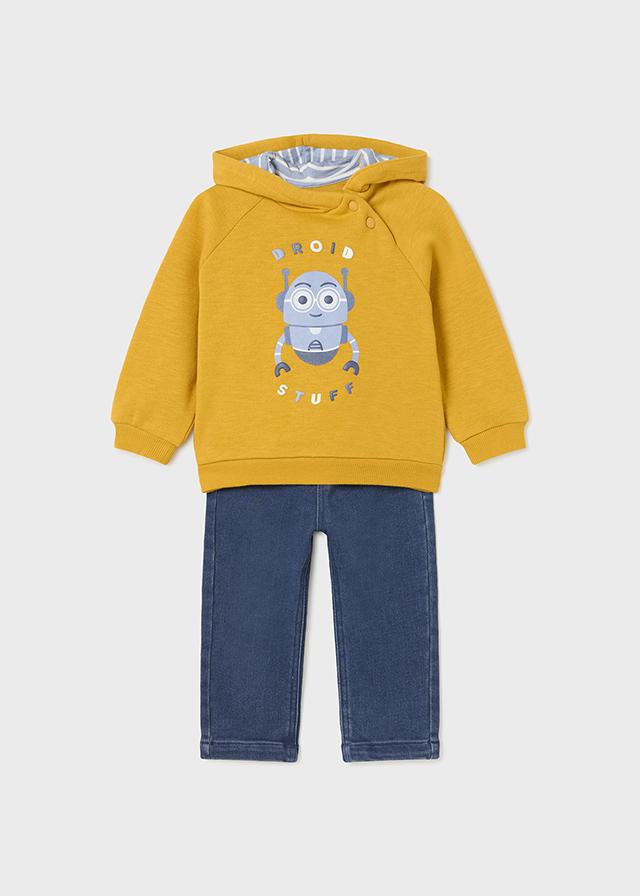 Conj  pantalon denim pullover MAYORAL