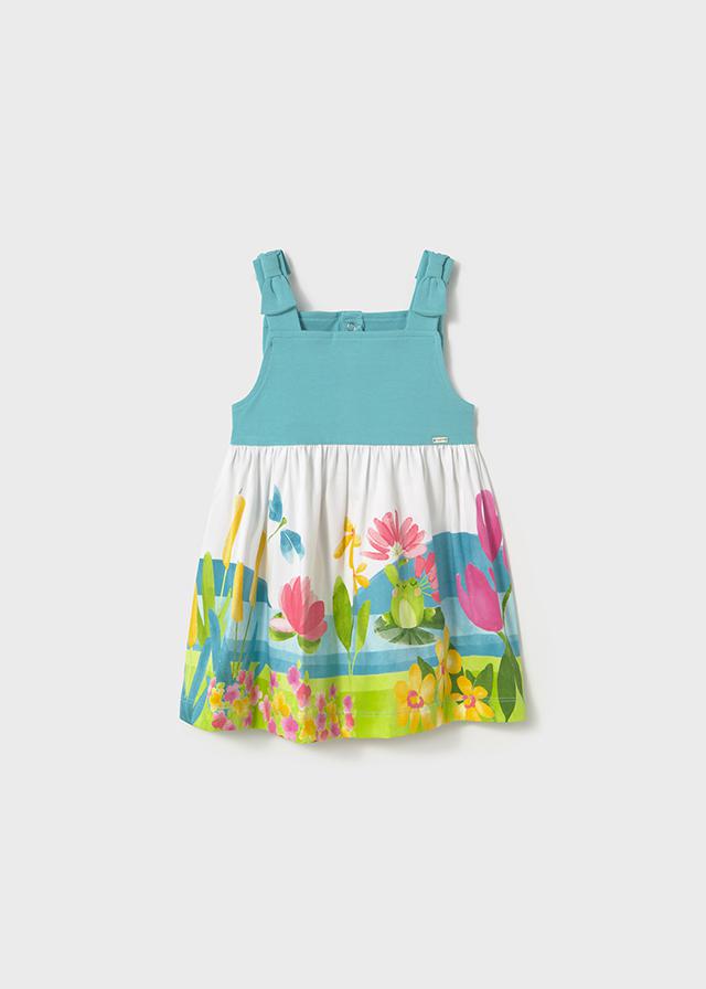 Vestido punto cenefa MAYORAL