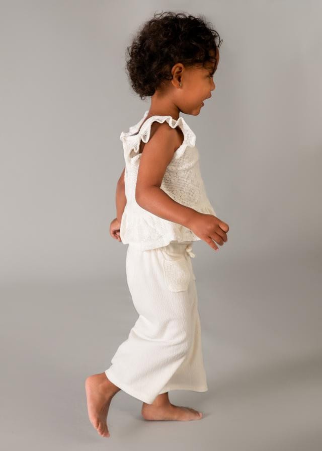 Conjunto pantalón y top crochet MAYORAL