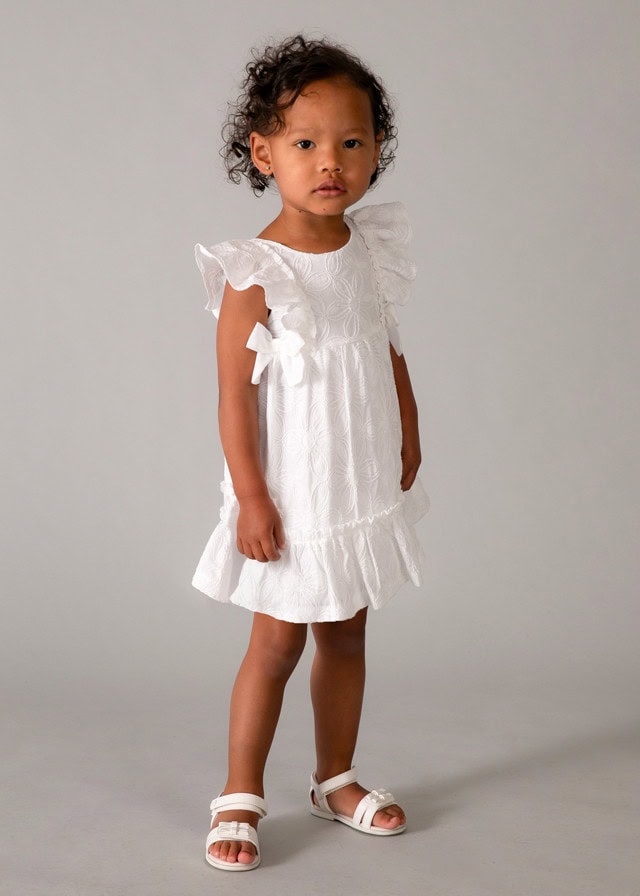 Vestido Bordado crochet MAYORAL