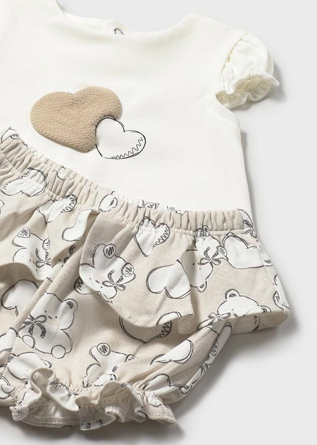 Conj 2 piezas camiseta corazones MAYORAL