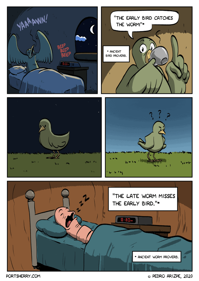 Does the Early Bird Always Gets the Worm