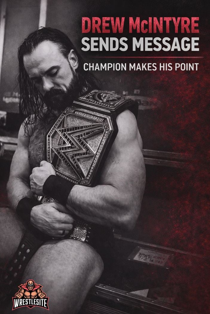 Drew McIntyre Takes Shot at Cody Rhodes After WWE Title Win