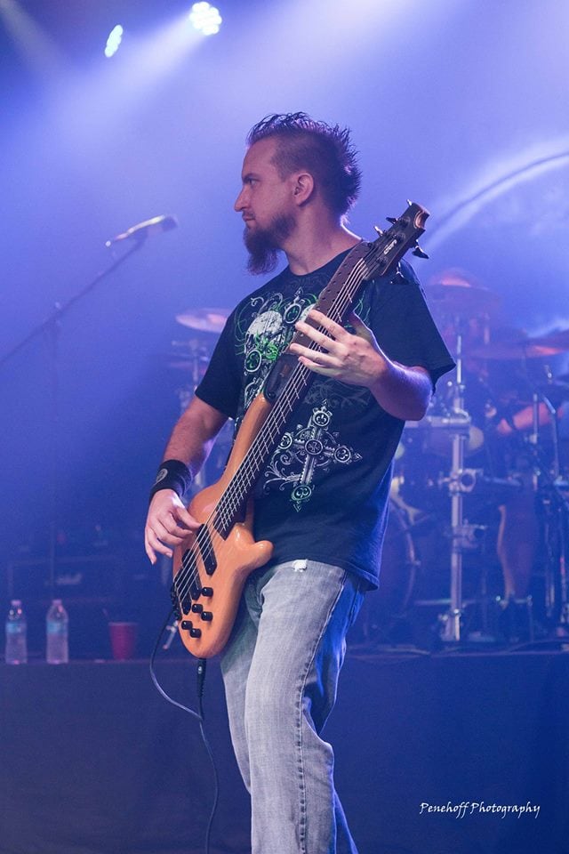 James Brennaman performs on Bass Guitar with Born & Raised in Tyler Texas at Clicks Live