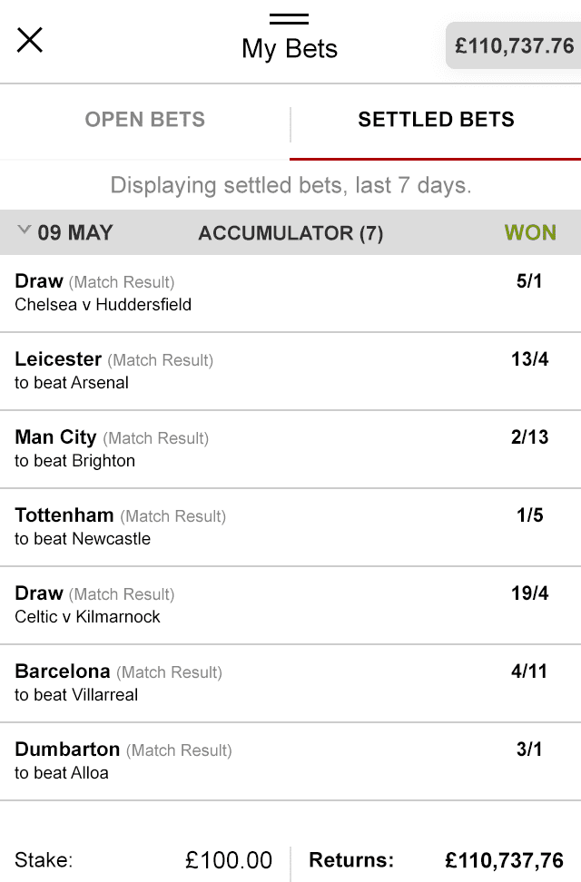 Lucky Acca Bet