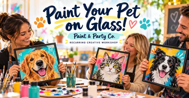 Paint Your Pet on glass with Nikki Carson Image of Event