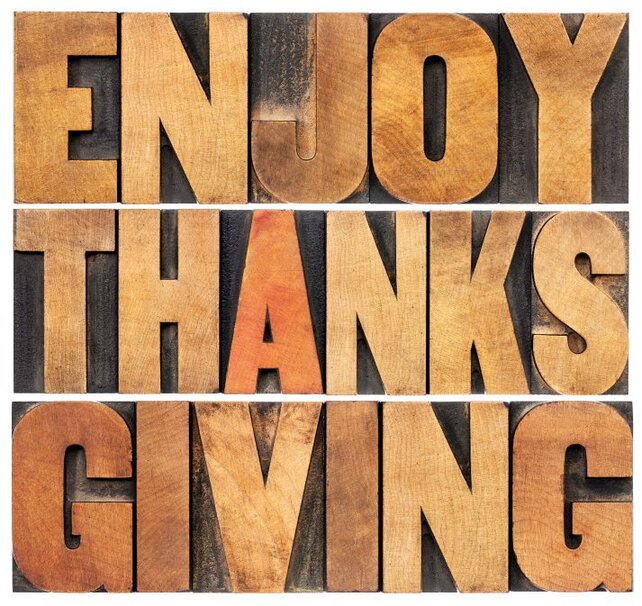 Thanksgiving lessons