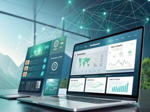 Custom software dashboard and business management software interface for UAE businesses