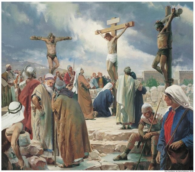 صلب المسيح مع اللصين