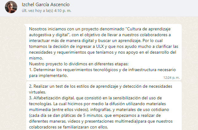 Testiminio de Izchel Testiminio de Izchel