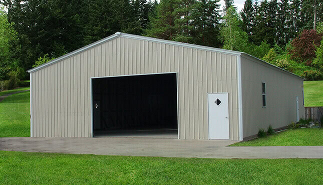 40x50 Metal Garage Building
