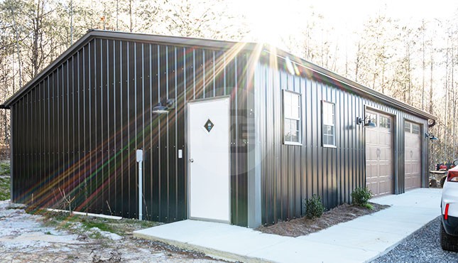 28x41x9 Custom Vertical Garage