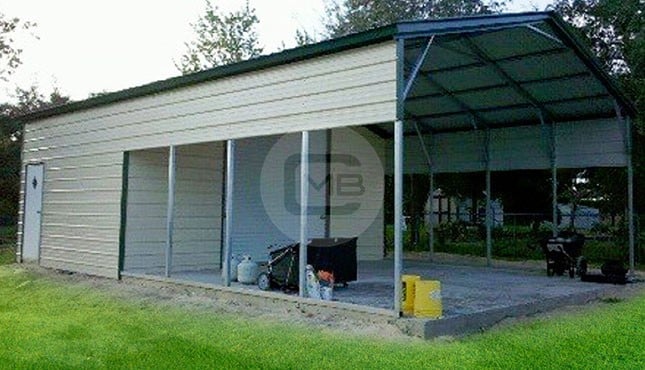 22’W x 31’L x 9’H-steel-utility-shed