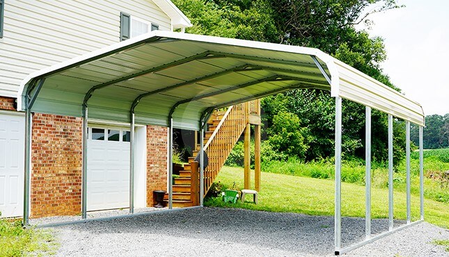 18x21 Regular Steel Carport