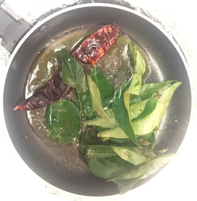 temper oil for coconut chutney