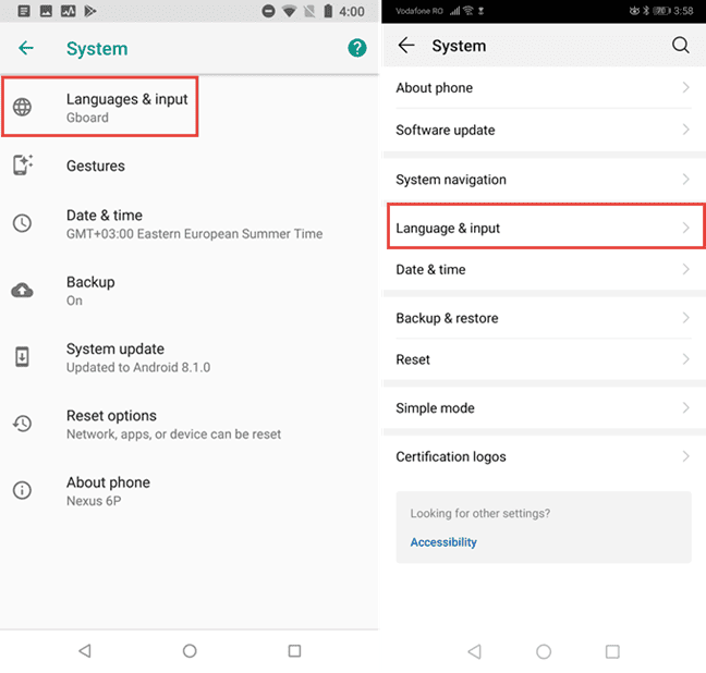 Change Language on Android