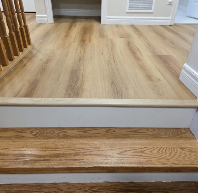 Flooring installation by HAFI Contracting Group