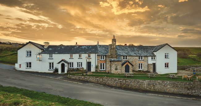 blue ball inn lynmouth pub restaurant stay main