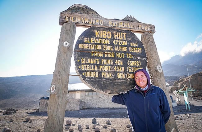 kibo hut Kilimanjaro