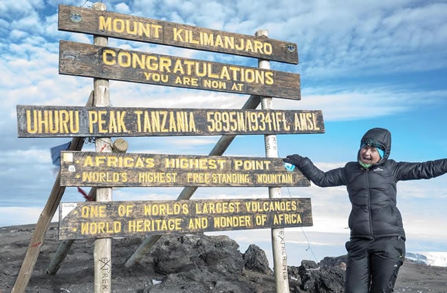 Uhuru peak Mt Kilimanjaro