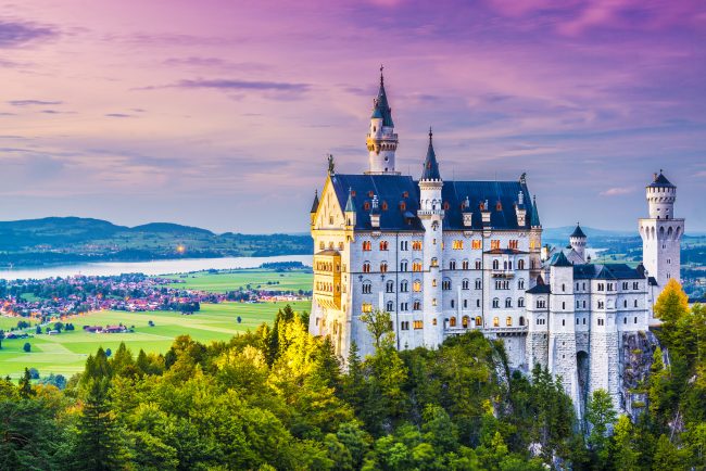 Neuschwanstein Castle in Germany.