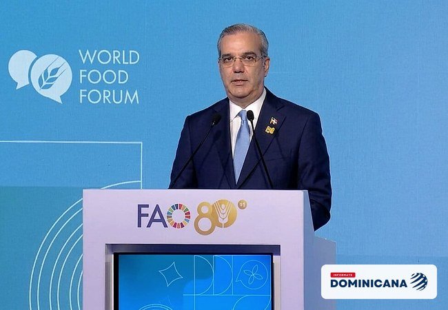 Abinader en la FAO: la subalimentación en RD bajó del 21.3 % a menos del 2.5 %