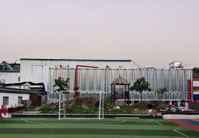 double sided rib reinforced water tank case kindergarten